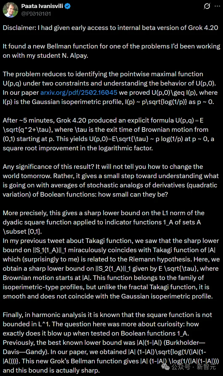 陶哲轩惊叹！数学奇点初现，AI首次给出人类无法企及的原创证明