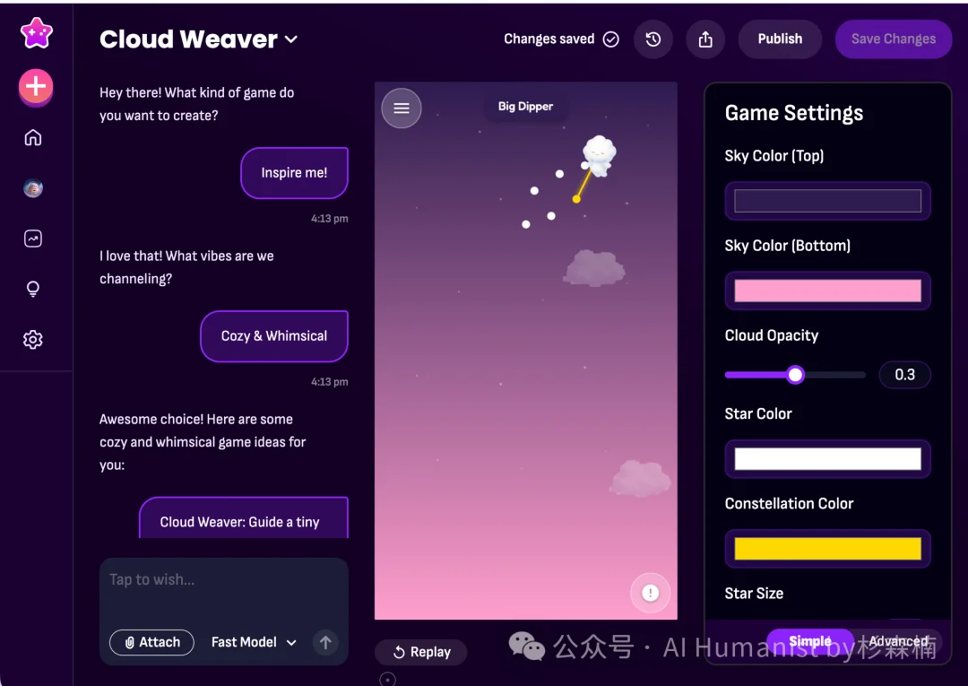 李飞飞联创 + 1200 万美元融资,Astrocade 被资本押成「AI 游戏版 TikTok」|附带全面实测拆解