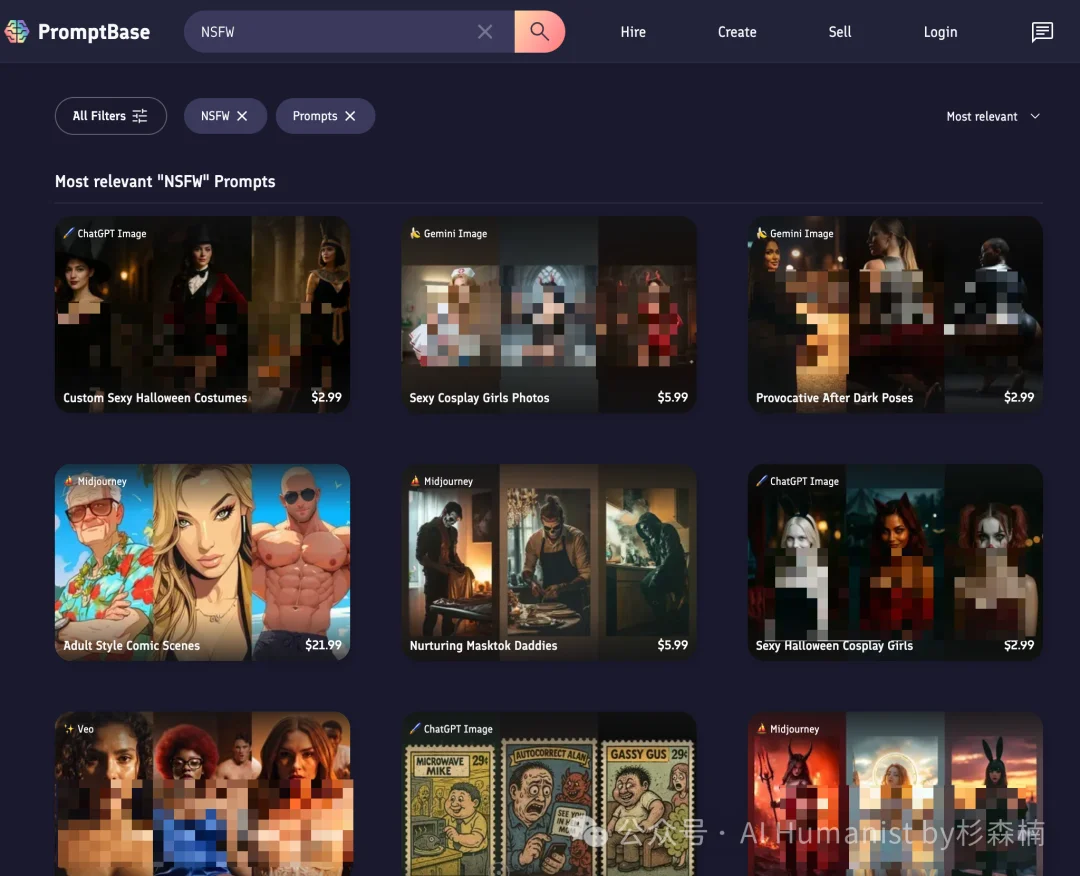 深扒 NSFW Prompt 市场,这可能是 AI 最早跑通“付费意愿”的地方之一