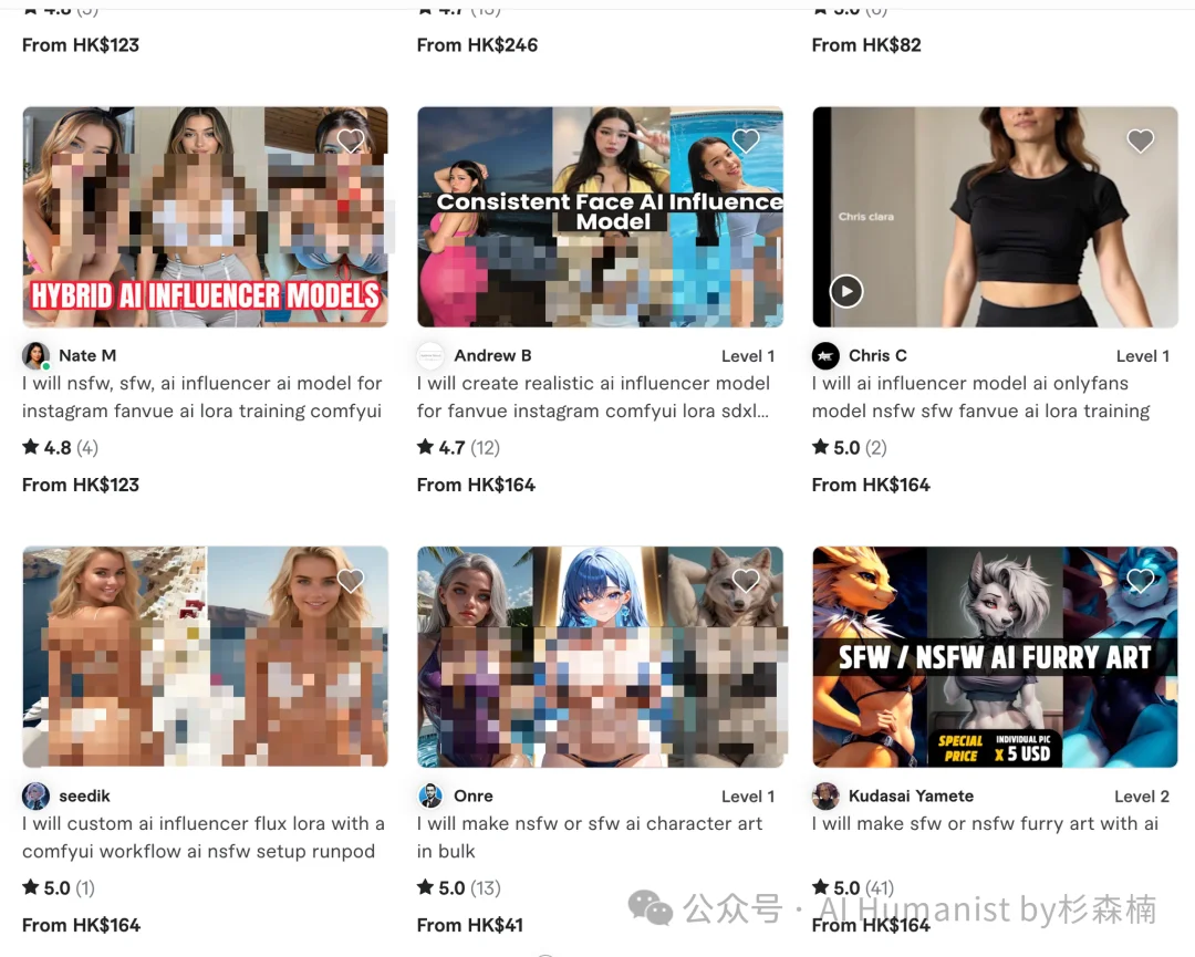 深扒 NSFW Prompt 市场,这可能是 AI 最早跑通“付费意愿”的地方之一