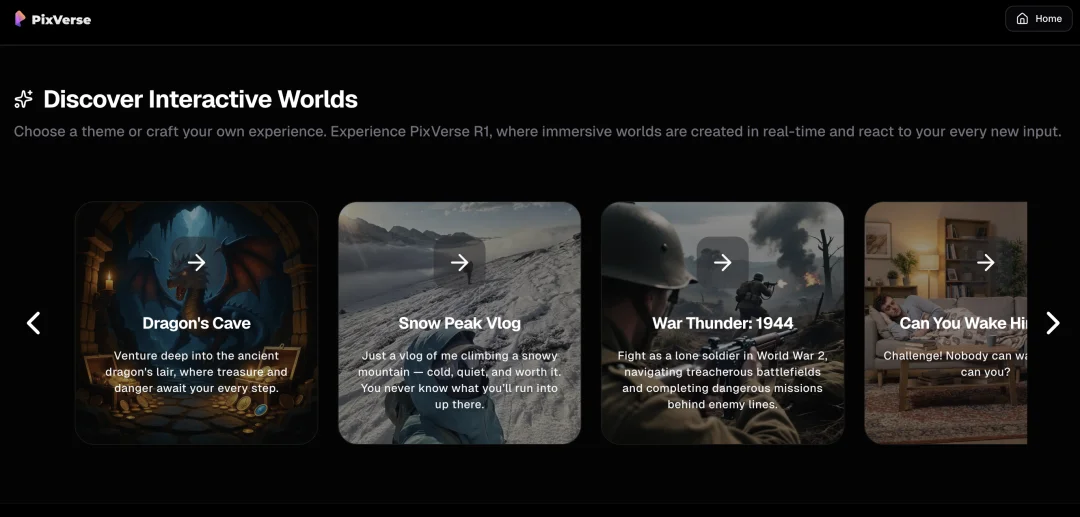 PixVerse像做梦一样做世界模型