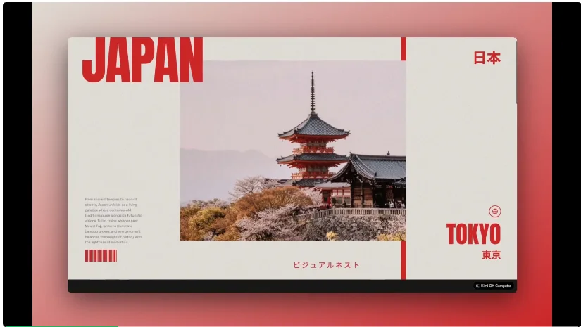 实测 Kimi 新品:前端设计,追平 Gemini 3 Pro