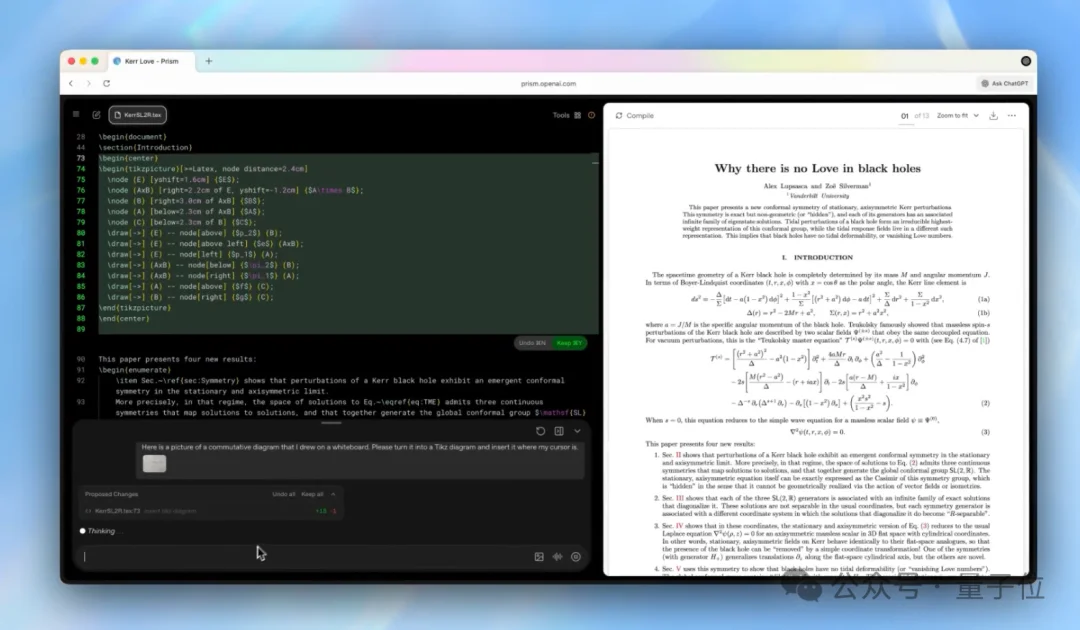 像Vibe Coding一样写论文！OpenAI发布免费科研写作平台