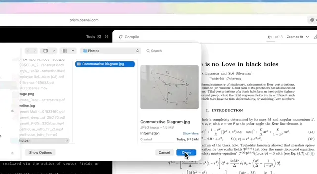 像Vibe Coding一样写论文！OpenAI发布免费科研写作平台