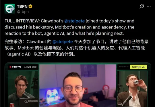 Clawdbot爆火后作者首次接受采访：没想到10天随手写的AI，竟在GitHub狂飙7万星！