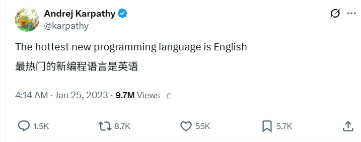 Karpathy：回不去了，被AI伤了自尊！自曝手写代码能力退化，公开与CC协作心得！马斯克：时代精神的总结！CC之父：不会出现垃圾代码末日