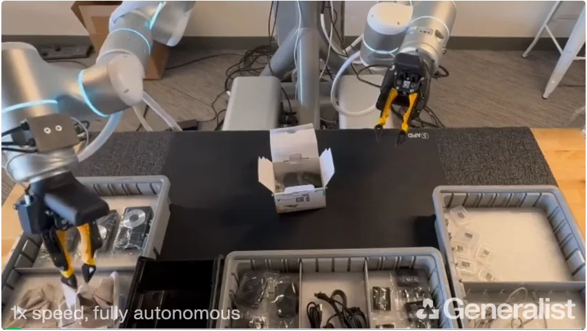 凭借 27 万小时真机数据，Generalist 可能是最接近“GPT-1 时刻”的顶级机器人团队