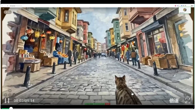 AI 互动游戏的 GPT 时刻到了!谷歌Genie 3首测!太牛了!