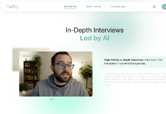 用AI做深度用户访谈，Trooly.AI获蓝驰、高瓴、王慧文投资