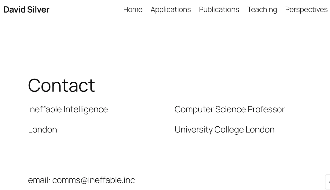 AlphaGo之父David Silver离职创业，目标超级智能