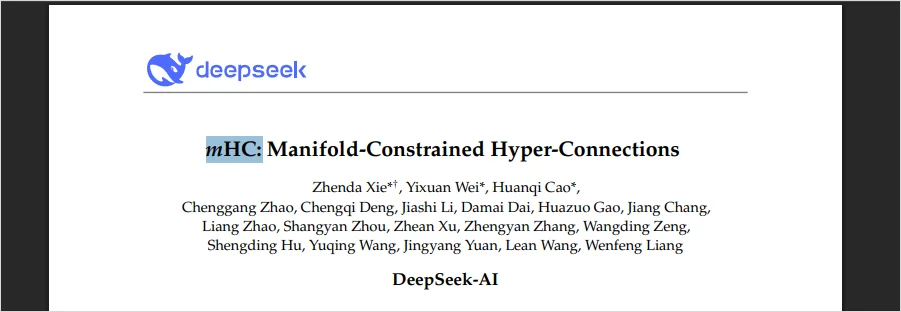详细解读DeepSeek新年的第一篇论文，他们就是这个时代的源神。