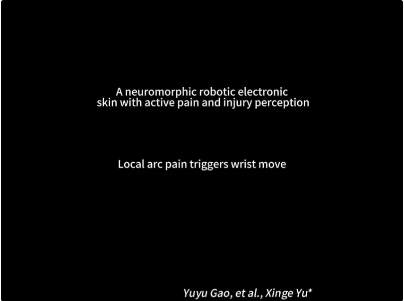 机器人也怕疼！港城突破性电子皮肤：主动痛觉 + 损伤自检双buff拉满