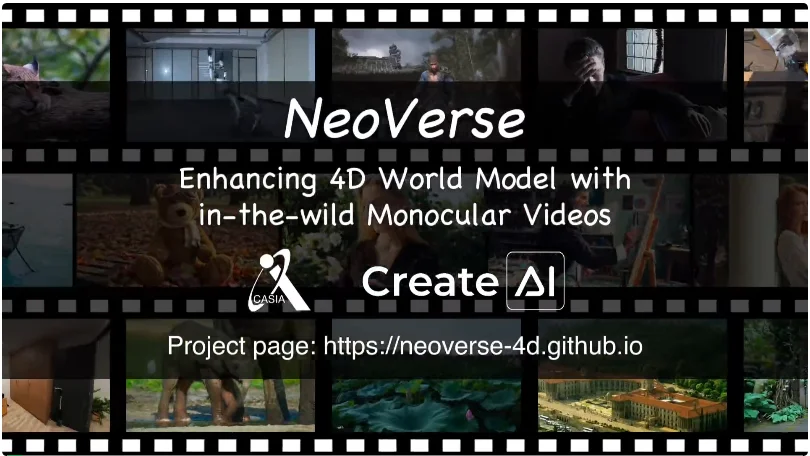 李飞飞又被超越了？百万「普通视频」打造通用4D世界模型！