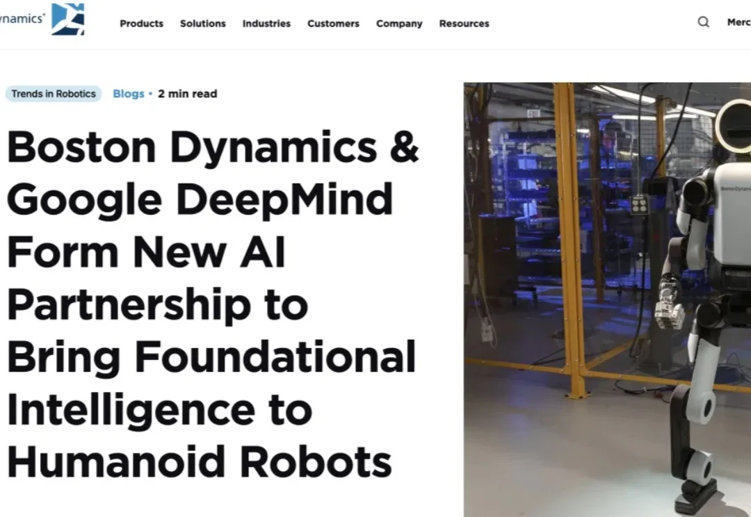 近十年后谷歌与波士顿动力再「牵手」，这次要为人形机器人注入「灵魂」