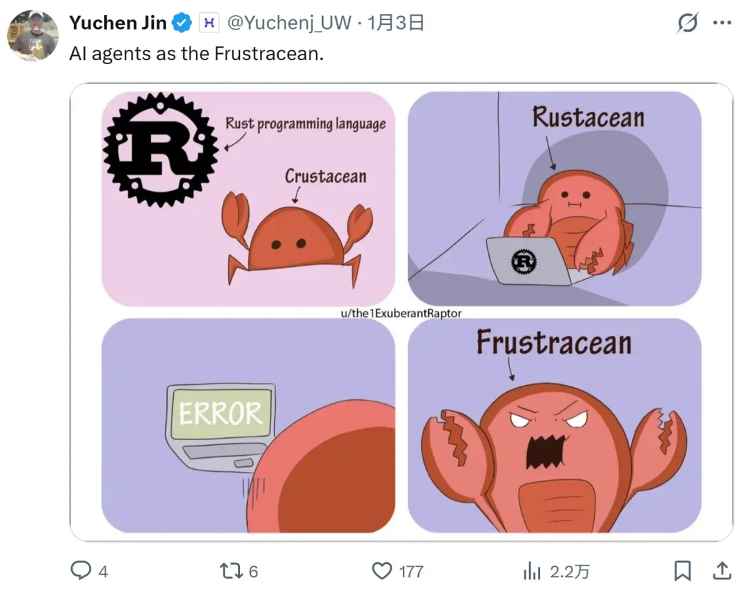 曾对AI嗤之以鼻，如今2周生成7万行代码：Rust大佬与Claude联手打造新语言Rue