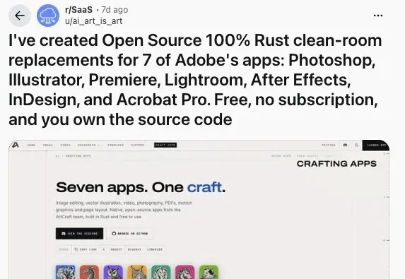 AI「克隆」的 Adobe 全家桶一夜爆火，但先别急着卸载正版