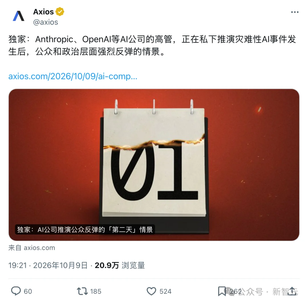 6个月引爆重大AI灾难!OpenAI与Anthropic秘密推演「末日第二天」