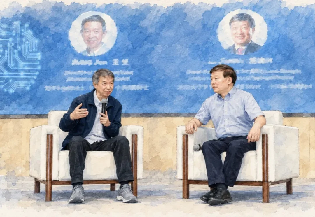 王坚、励建书对谈“AI+数学”：AI不会终结数学，一个全新的世界正在打开