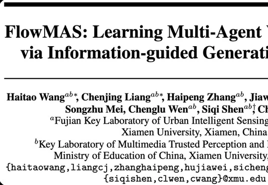 NeurIPS 2026 | FlowMAS：让AI团队自己学会「排兵布阵」