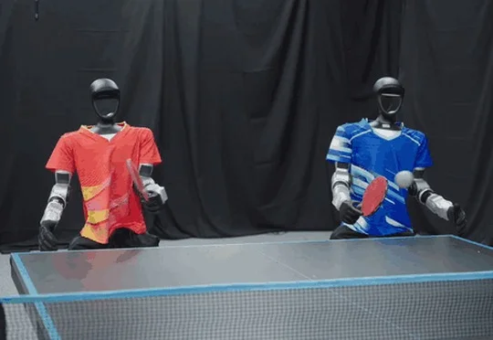 两台宇树G1组队打乒乓：PingpongDuo解锁人形机器人双打协同
