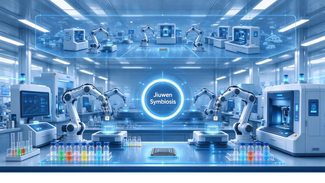 Jiuwen Symbiosis:物理智能体走进自动化科研实验室