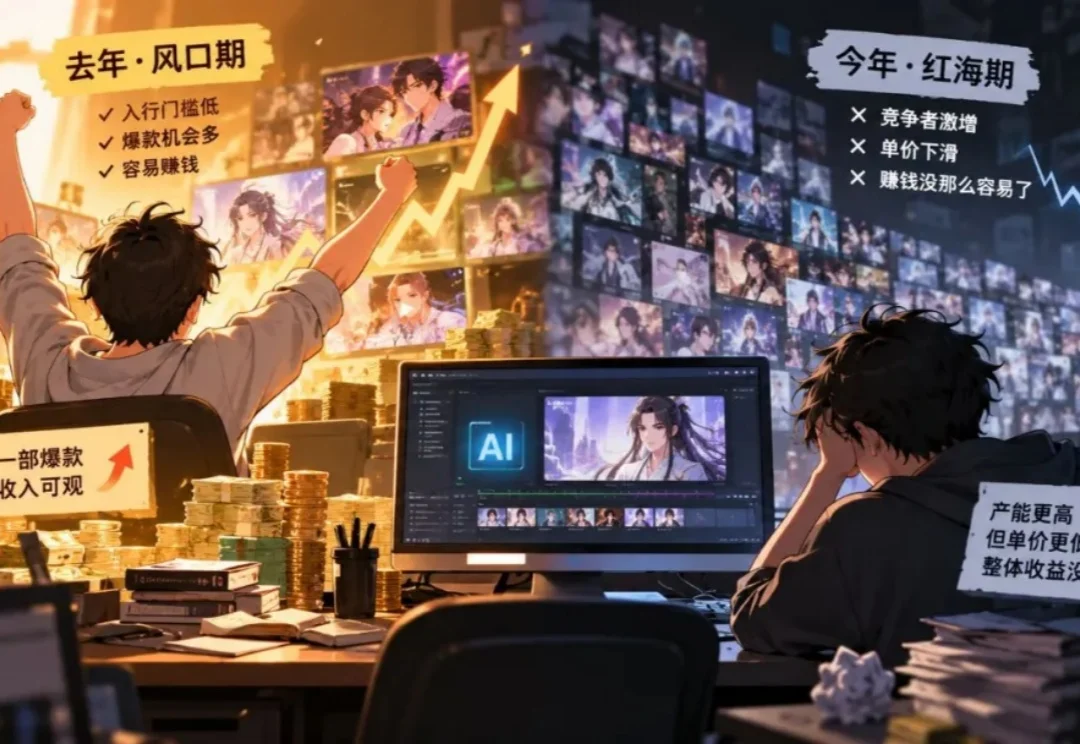 AI 漫剧越做越快，赚钱却没那么容易了