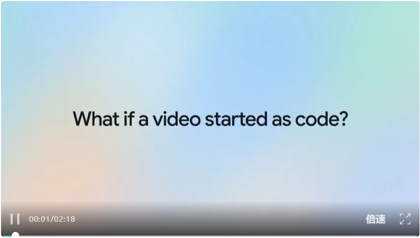 视频生成也能代码驱动了,Code Video Model来了