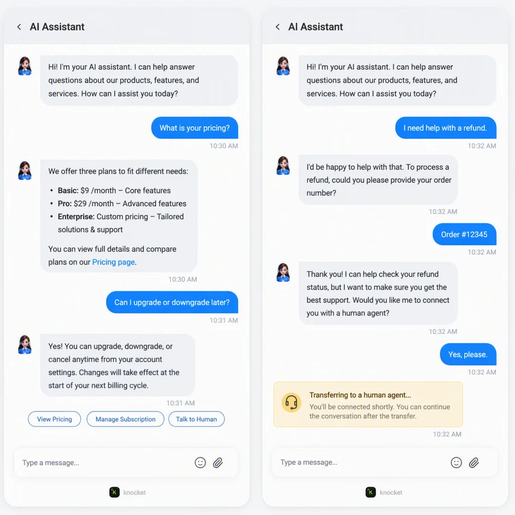 腾讯悄悄做了个免费AI接待员,上传文档就能替你回复访客