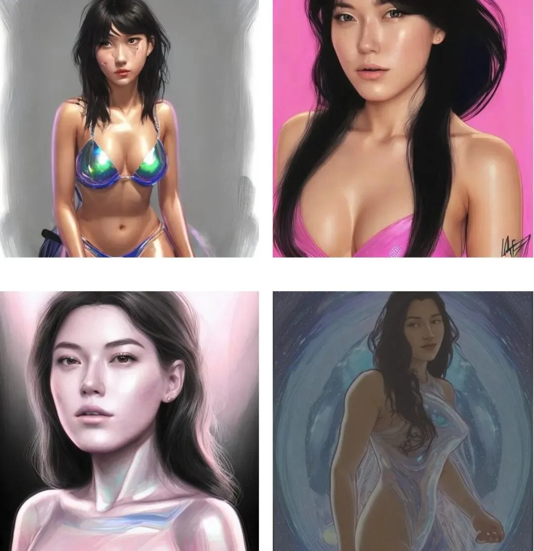 AI,为什么总在画美女?