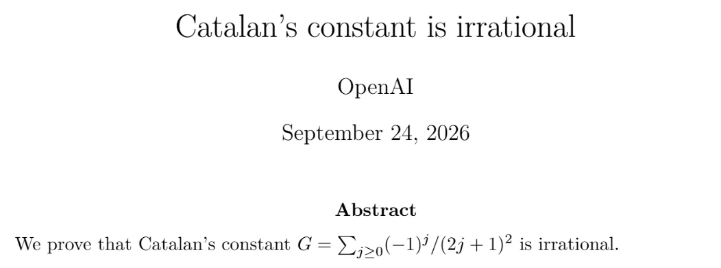 翻完OpenAI的722篇数学手稿，我们挑出了最重的30道名题