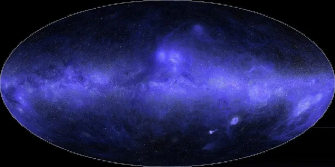 Anthropic 联合天文学家，完成了第一张完整的全天紫外地图