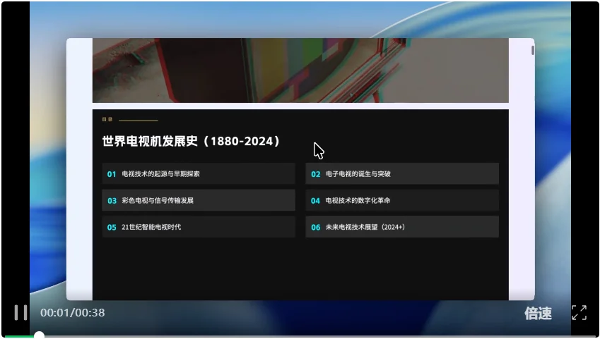 闲鱼卖爆的20元PPT，用这款AI 5分钟就搞定了..图表、配图、目录、过渡页全都齐活～