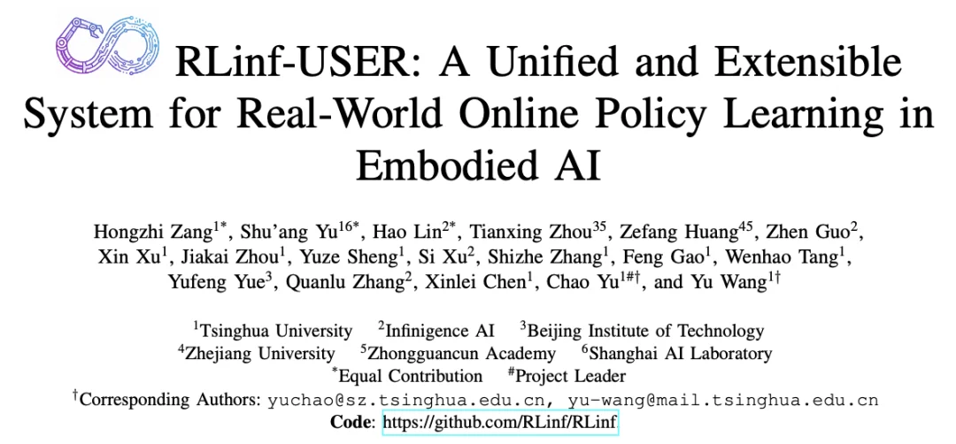 RLinf-USER重磅发布！别再用仿真了，真实世界训练也能「极致效率与系统化」