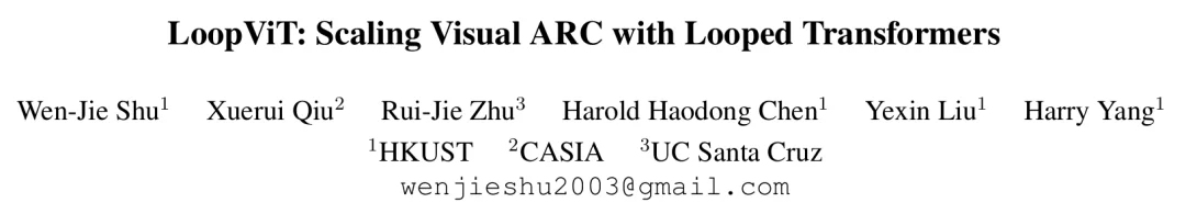 Loop-ViT：让AI学会「反复思考」，3.8M参数小模型追平人类平均水平