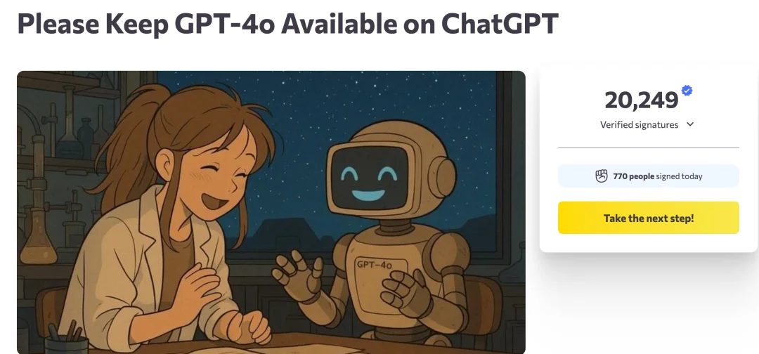 和GPT-4o最后的夜晚，80万人失去「白月光」