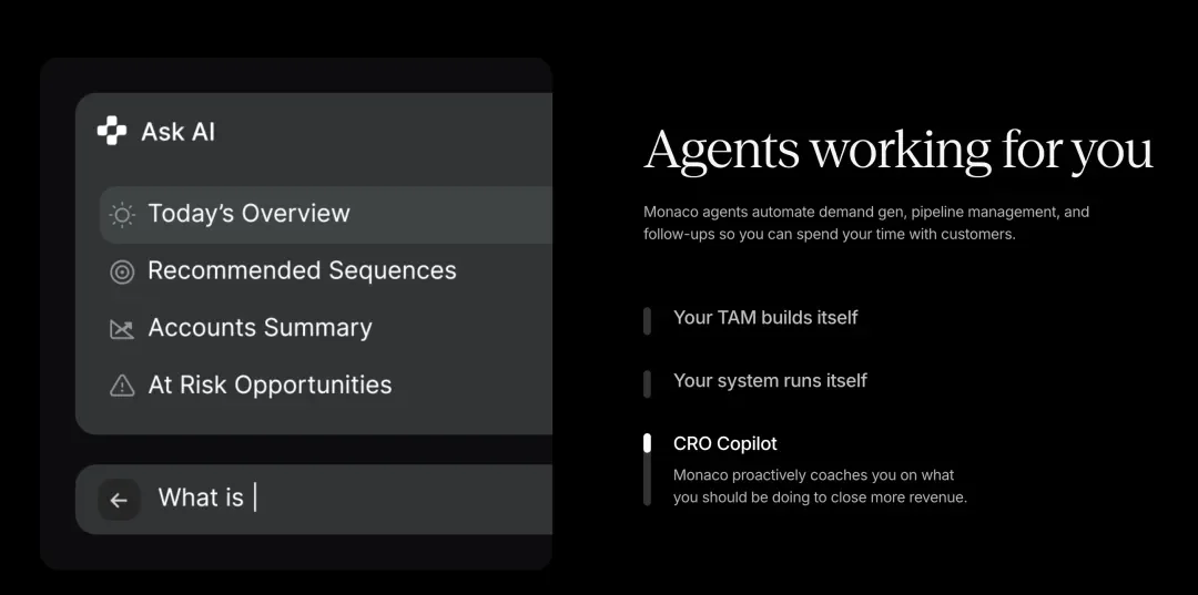 Peter Thiel花3500万美金投了一个销售领域的Claude Code，号称要终结Salesforce时代