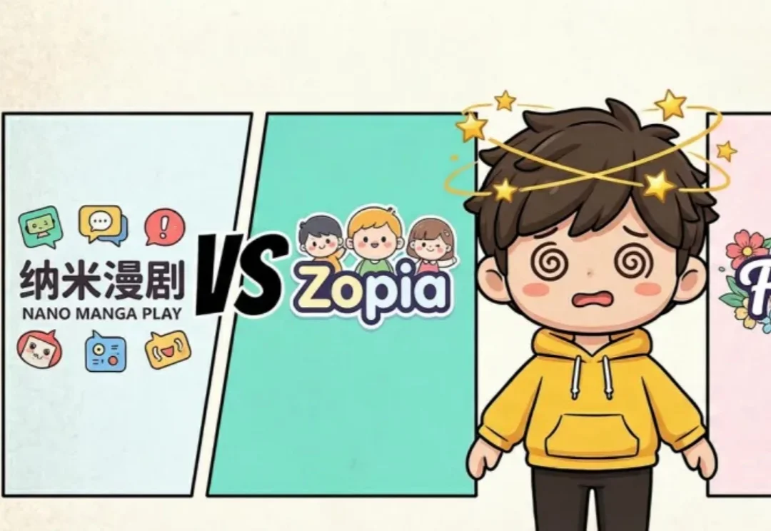 AI漫剧平台卷疯了: 纳米漫剧流水线 vs Zopia vs Flova vs OiiOii 哪家强？
