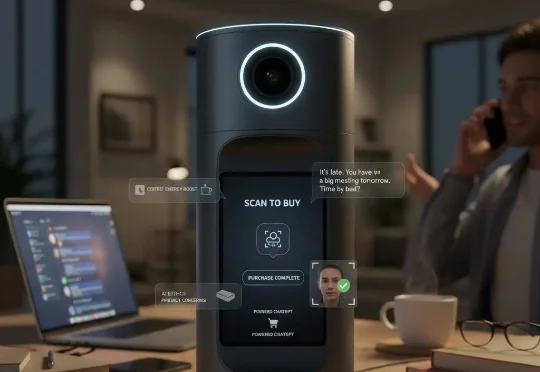 刚刚，OpenAI 硬件全家桶曝光！智能音箱内置摄像头+刷脸购物，ChatGPT 要住进你家了