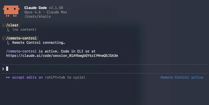 Claude Code更新,你终于可以随时随地在手机上Vibe Coding了。