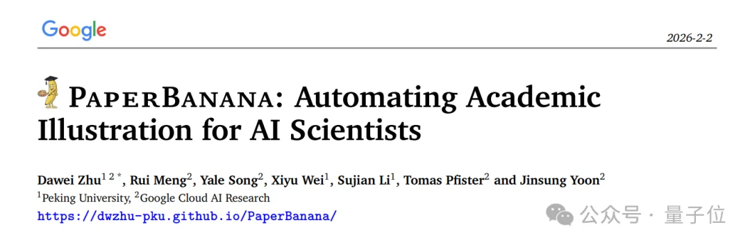 谷歌北大联手学术版Banana爆火，论文图表100%精确生成