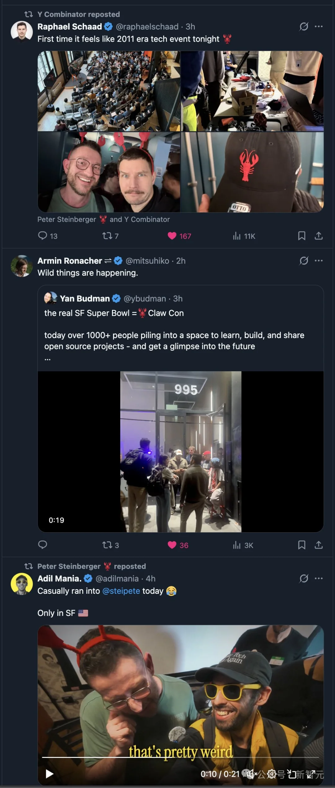 OpenClaw全球首聚，千人挤爆旧金山！龙虾头机器人现场乱逛太炸裂