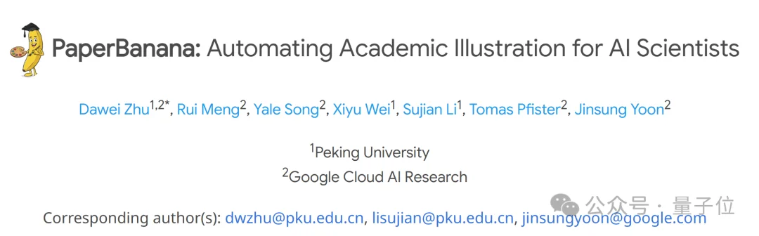 谷歌北大联手学术版Banana爆火，论文图表100%精确生成