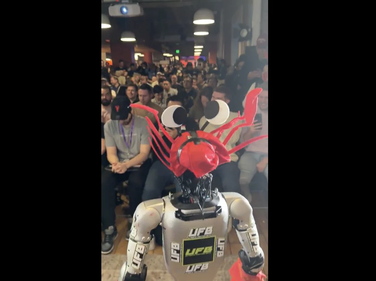 OpenClaw全球首聚，千人挤爆旧金山！龙虾头机器人现场乱逛太炸裂