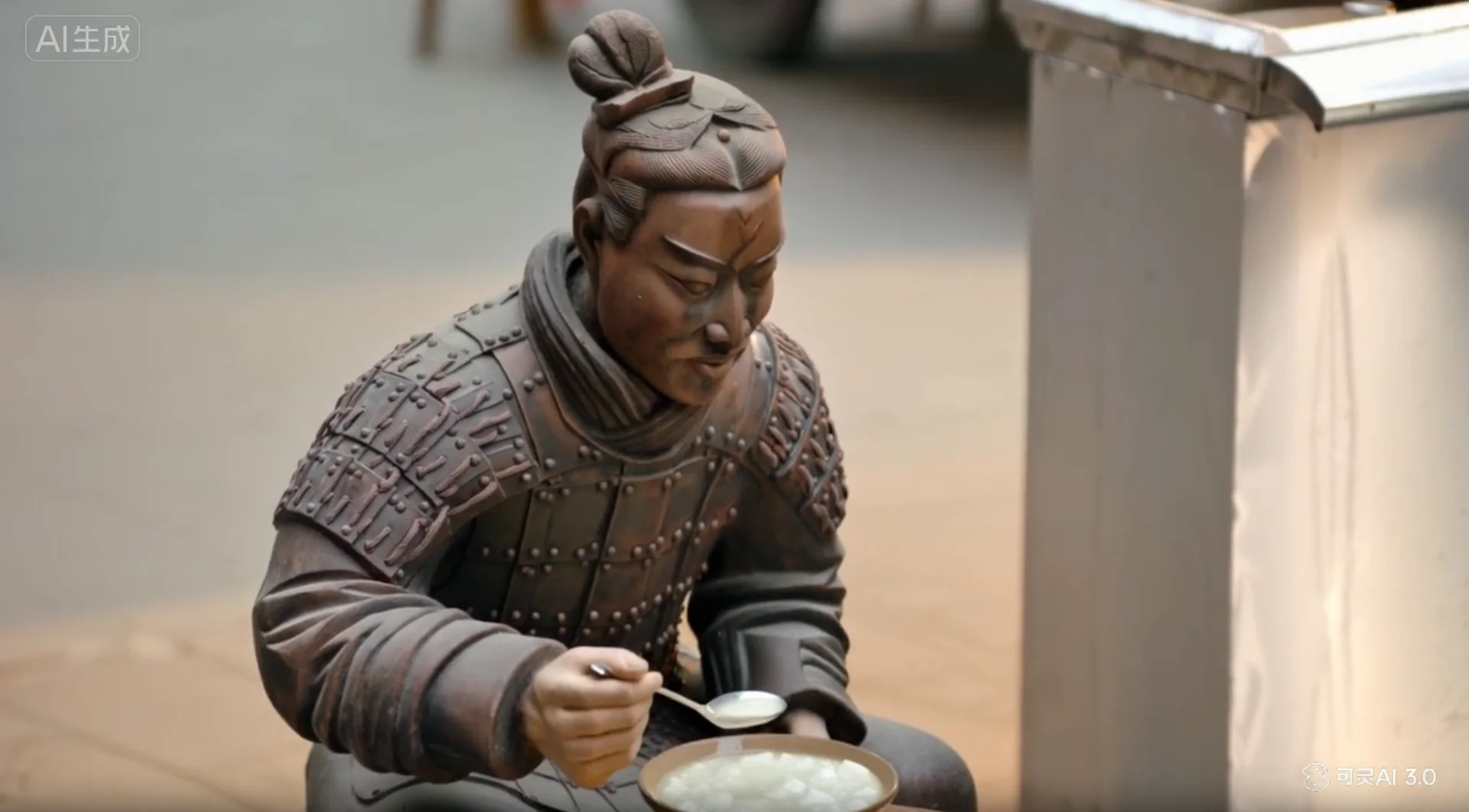 可灵3.0加入AI拜年战场！人在工位搓好莱坞大片，分镜逻辑封神