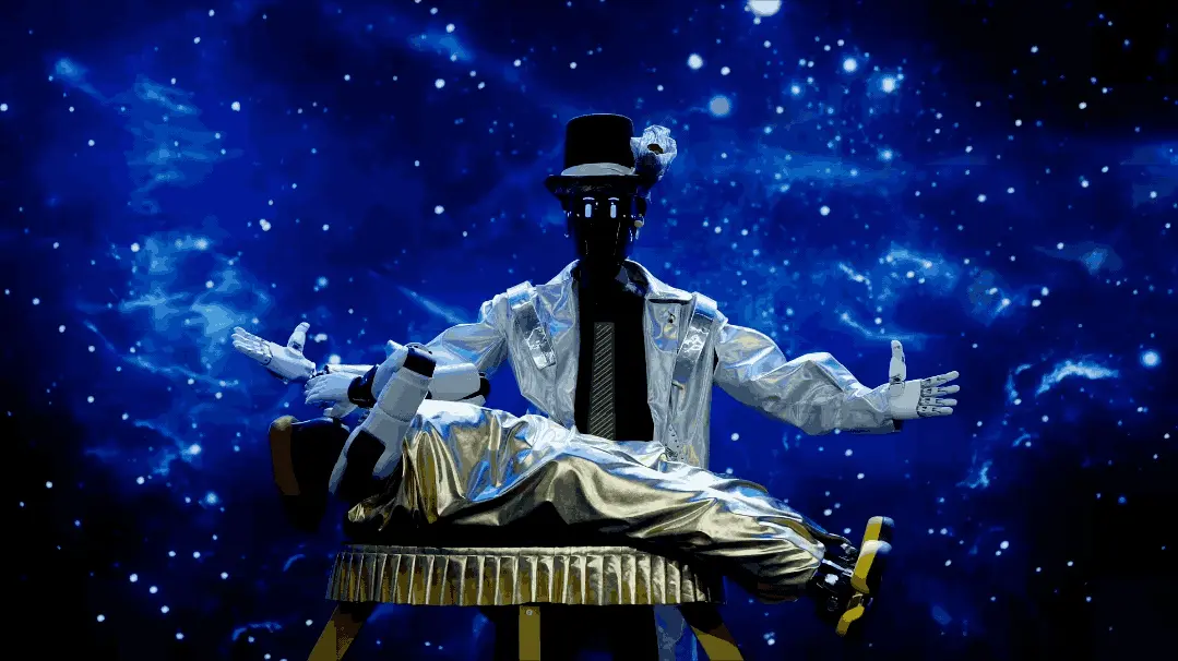 刚刚，全球首届机器人「春晚」炸场！稚晖君带队，节目效果拉满，连观众都是机器人