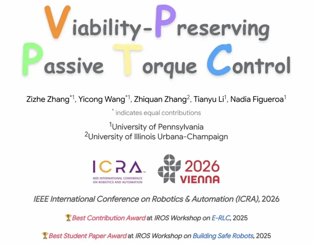GRASP Lab | VPP-TC: 基于可行性理论的被动力矩安全控制框架