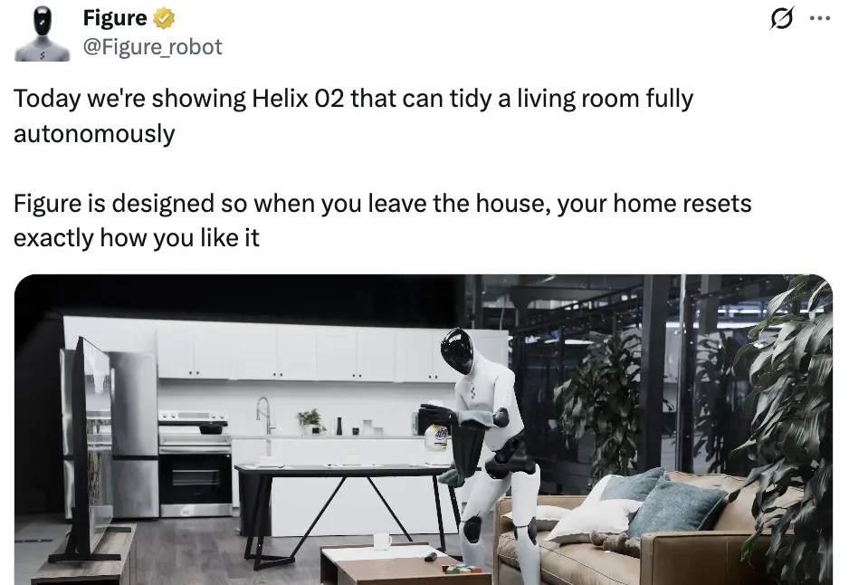 机器人全程自主收拾客厅！390亿美元估值机器人端到端新技能，英伟达持续加注