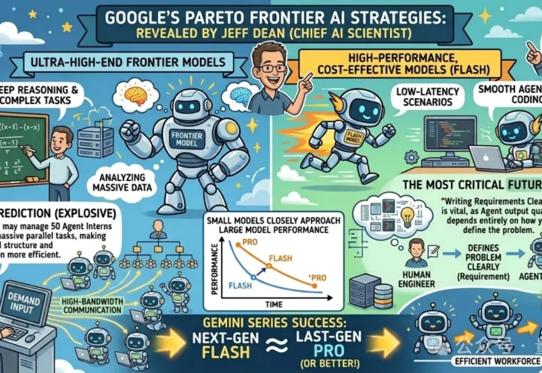 Jeff Dean最新访谈：未来开发者人均50个智能体，写需求成核心技能