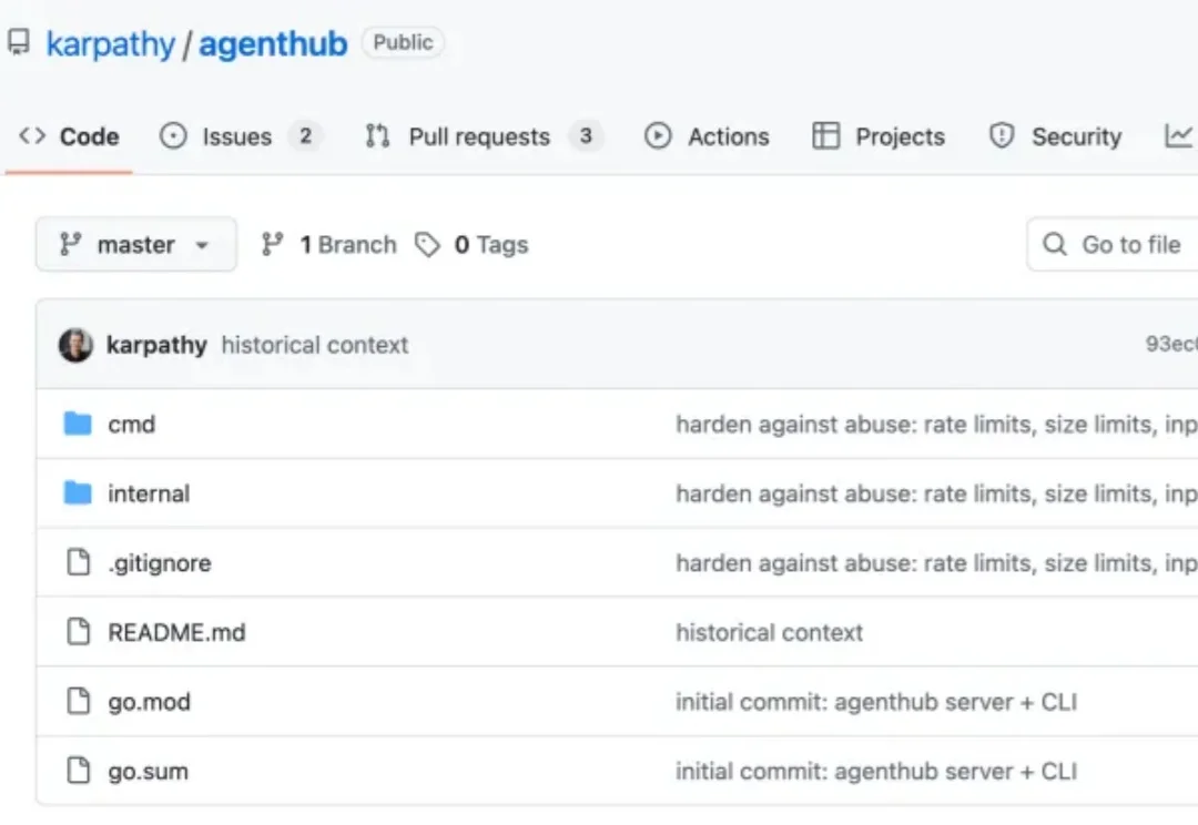 Karpathy Vibe Coding整新活：Agent版「GitHub」问世