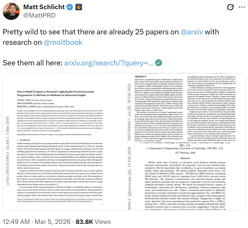 刚刚，人类社交网络巨头Meta收购了AI社交网络Moltbook